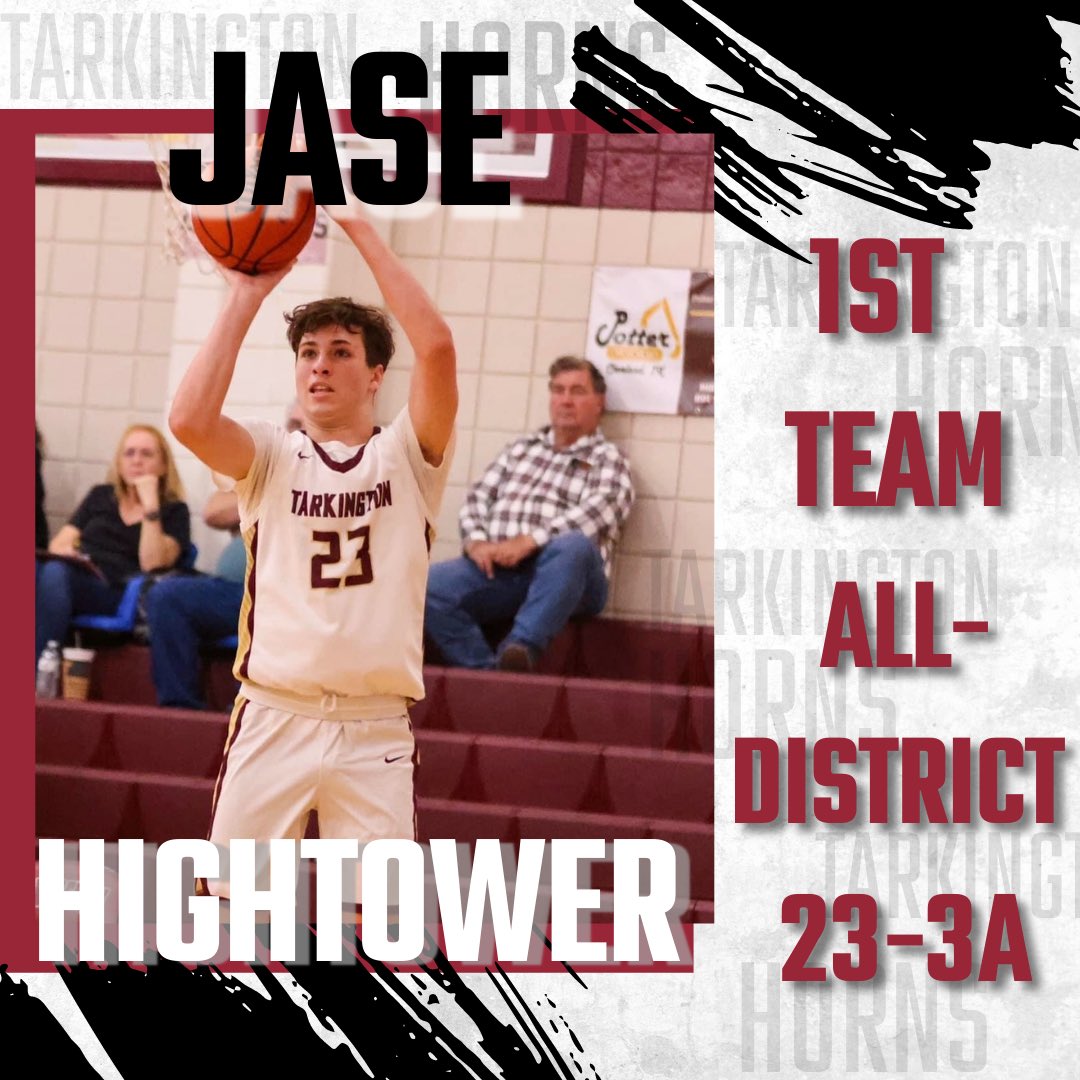 Senior guard <a href="/jase_hightower/">Jase Hightower</a> was the third Longhorn to earn first team all district honors. Jase had a great senior year which included a career high 26 points against Bridge City and All-Tournament team at the Evadale tournament.