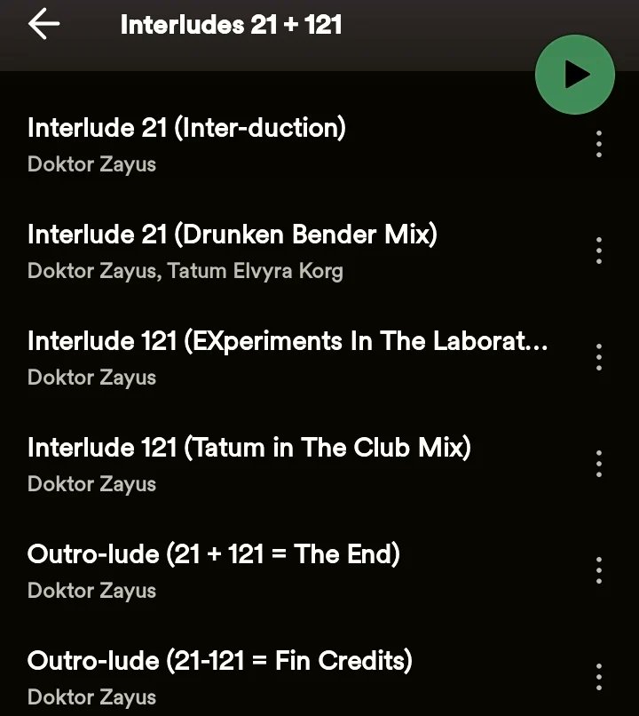 DoktorZayus's tweet photo. "Interludes 21 + 121" is now live on all streaming services @spotify @applemusic @youtube @youtubemusic and available @bandcamp #newmusicalert🚨 #doktorzayus #tatumelvyrakorg #newsingle #electro #ebm #interludes #laboratoryexperiments https://t.co/AKMIgh1op9