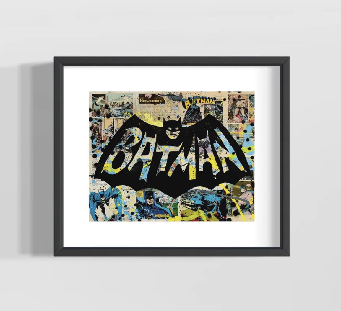 Art Giveaway! 
RT and follow me for a chance to win this Batman 11x14 giclee art print! Tag a friend too! I will pick the winner at random this Friday after 10PM EST. 😀