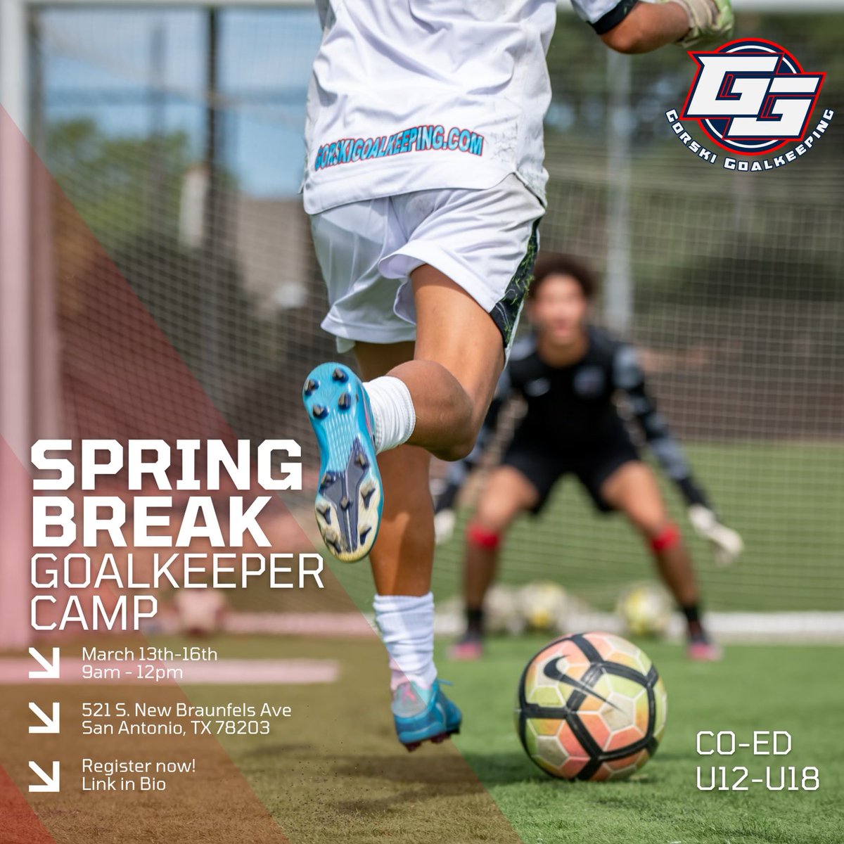 GorskiGoalkeepN's tweet photo. Still time to sign up for our spring break camp next week. 
The opportunity to get that bit better each time you train! #allabouttheprocess 

https://t.co/rfBYCYQt9m https://t.co/piWRjibXps