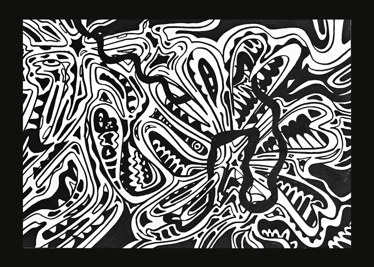 Markers on paper A4

#artworks #art #abstractart #abstractexpressionism
