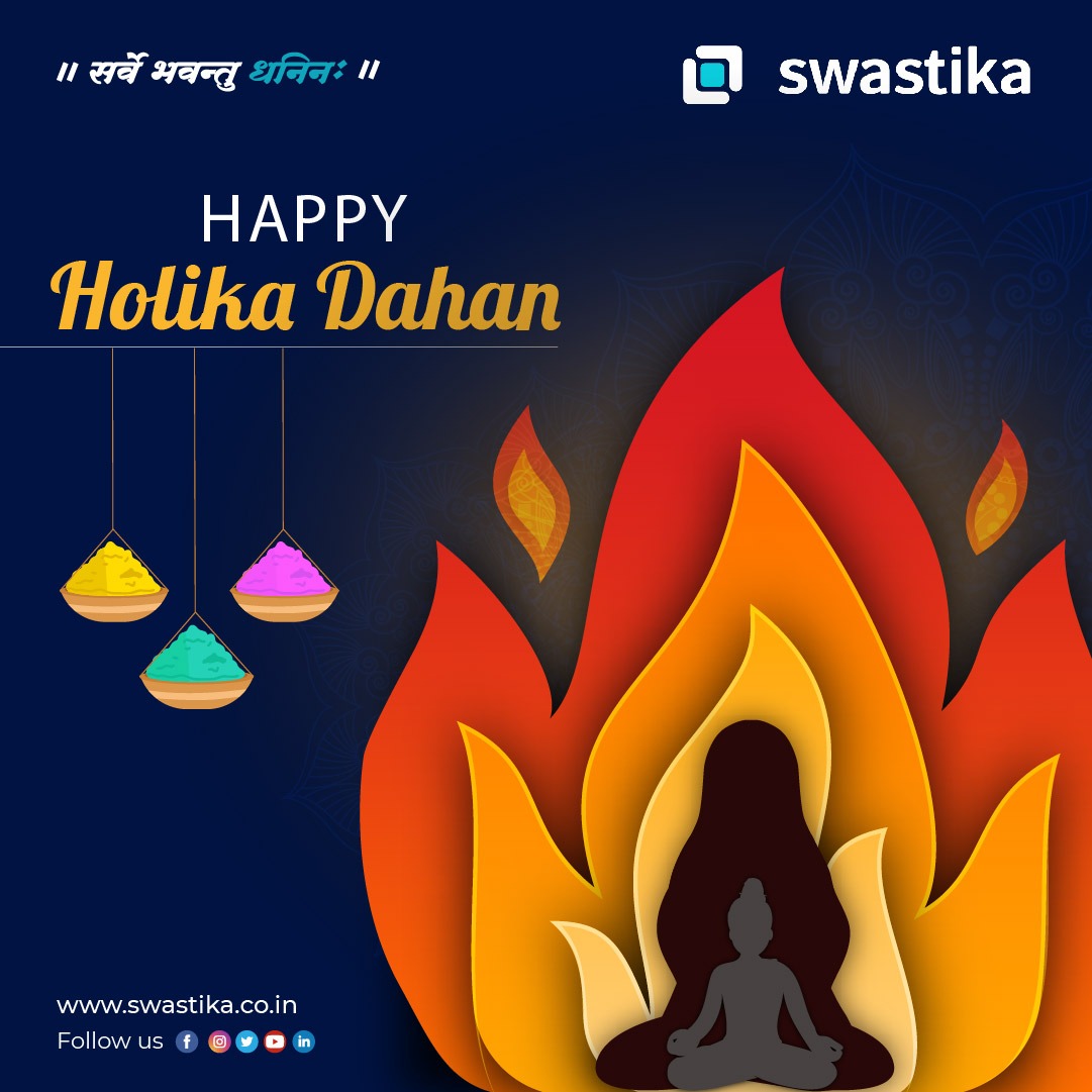 SwastikaInvest's tweet photo. This Holika Dahan, burn all your financial tensions! 🌈
#होली #happyholi #राम_रंग_होरी_हो #होलिका_दहन #holikadahan #happyholi2023 #vedicholihealthyholi #holiwishes #holimessage https://t.co/ssVuzetfYV