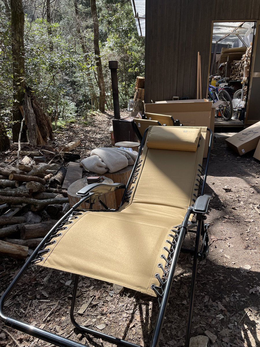 kawanone_base's tweet photo. 川の音でととのう

テントサウナ用に導入した
@waqoutdoor のRelaxing Comfort  Chair
これはヤバいです！永遠に眠れそうなので要注意ですがw
#川の音
#鳥の音
#森の音
見上げて聞きながら是非楽しんでもらいたいです！
#川の音ベース 
#テントサウナモルジュ 
#waq 
#究極アウトドアチェア https://t.co/S7iBEeT8Cv