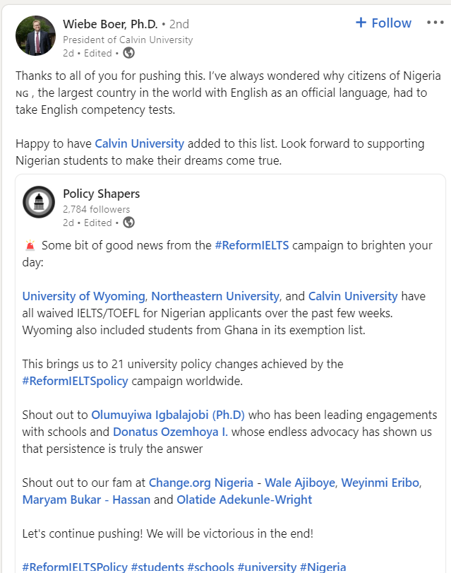 We should frame this!

Kudos to <a href="/PolicyShapers/">Policy Shapers</a> <a href="/EbenezarWikina/">Eben</a> and everyone behind the scene.