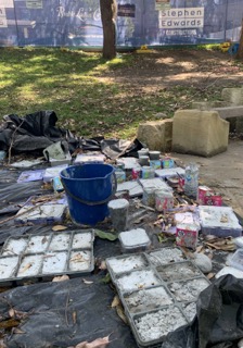 EdReboot's tweet photo. Today's STEM lesson was hands-on and messy! Captains of STEM mixing concrete to build structures was a true testament to their creativity and problem-solving skills. Ready to help the builders and engineers #STEMeducation #messy #ConcreteMixingFun https://t.co/cWpWP7s65n