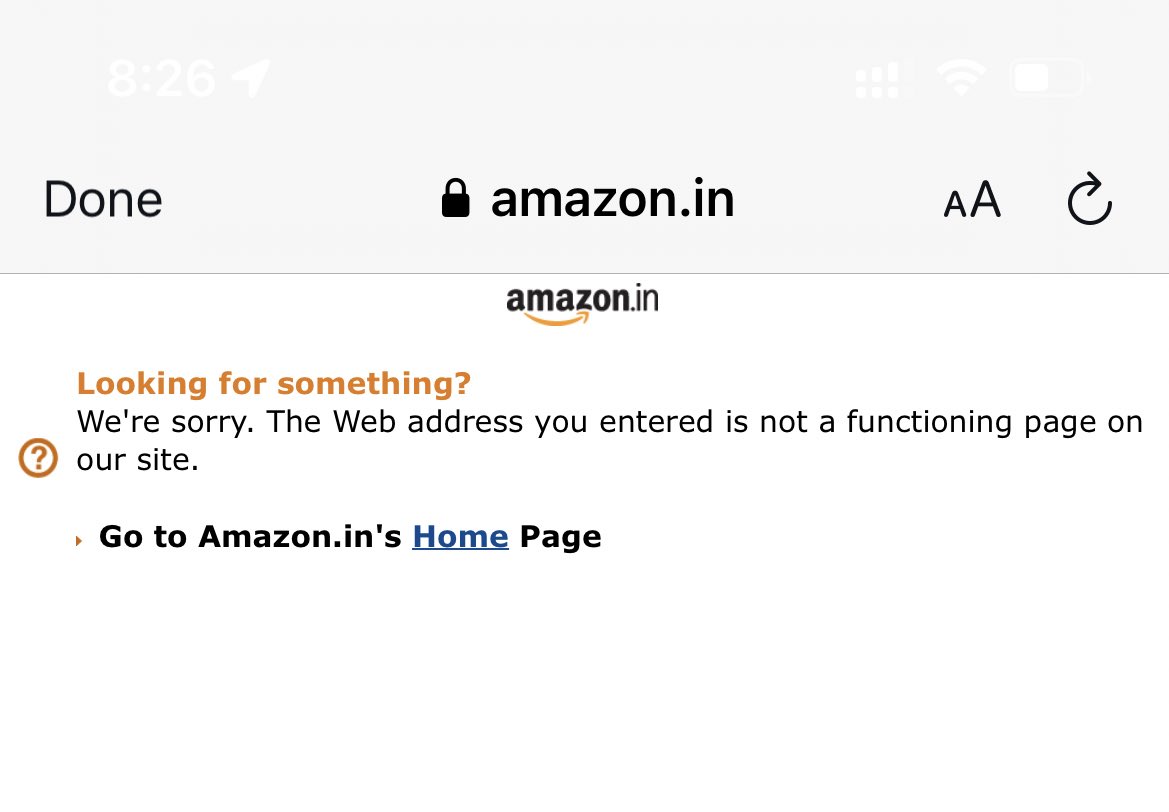 ravikantqq's tweet photo. @AmazonHelp The link you have shared is not working for me. https://t.co/foeiGsu41j