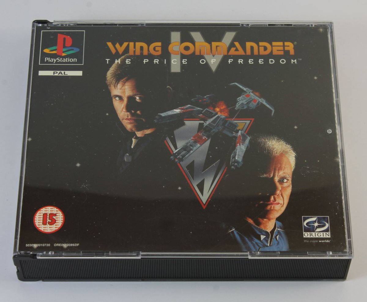 chilloutgames's tweet image. Price Drop - #Playstation: #WingCommanderIv (5 photos) chilloutgames.co.uk/PS1/Wing_Comma…