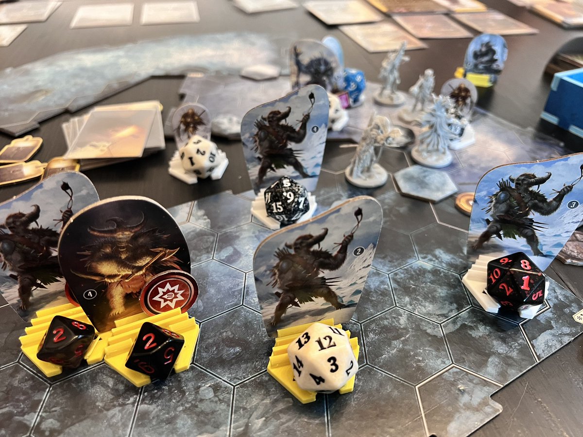 Got Frosthaven on the table 3 times in a week! Loving it 😍 <a href="/Cephalofair/">Cephalofair Games</a>