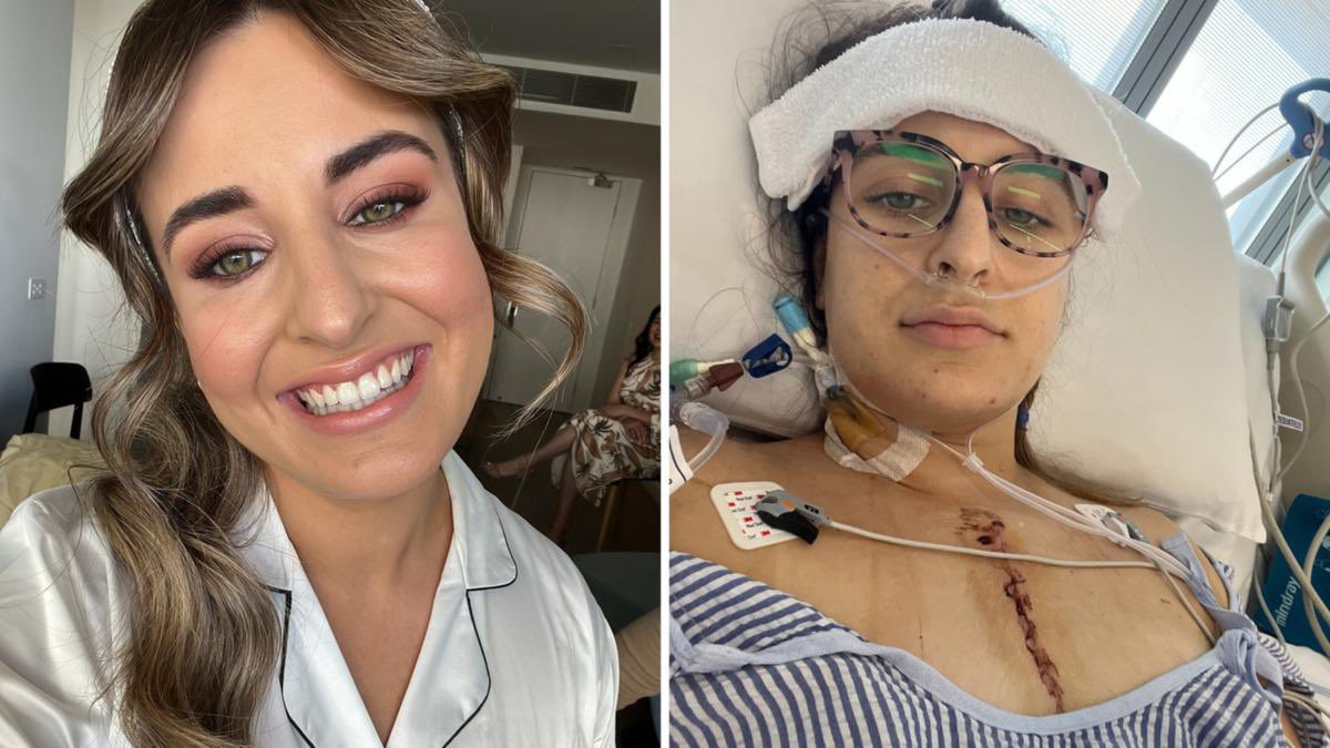 One moment she’s in the gym, and the next moment she’s needing life saving surgeries.

“The fit and healthy 28 year old Anesthetic nurse, goes to the gym 5 days a week. She was working out at the gym when she lost the color and all feeling in her leg.” 7news.com.au/lifestyle/heal…