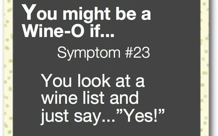 Hmmm... I may have a social media diagnosis of #wine-o