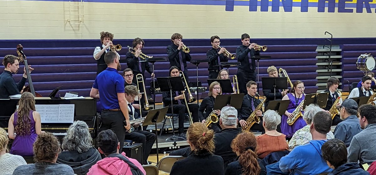 jacobrhedger's tweet photo. @LoMaCSD HS Pops Concert! One of my favorite events of the whole year. The students do an awesome job! And our teachers are as good as they come! #PantherPride https://t.co/5EsJYfzxY0