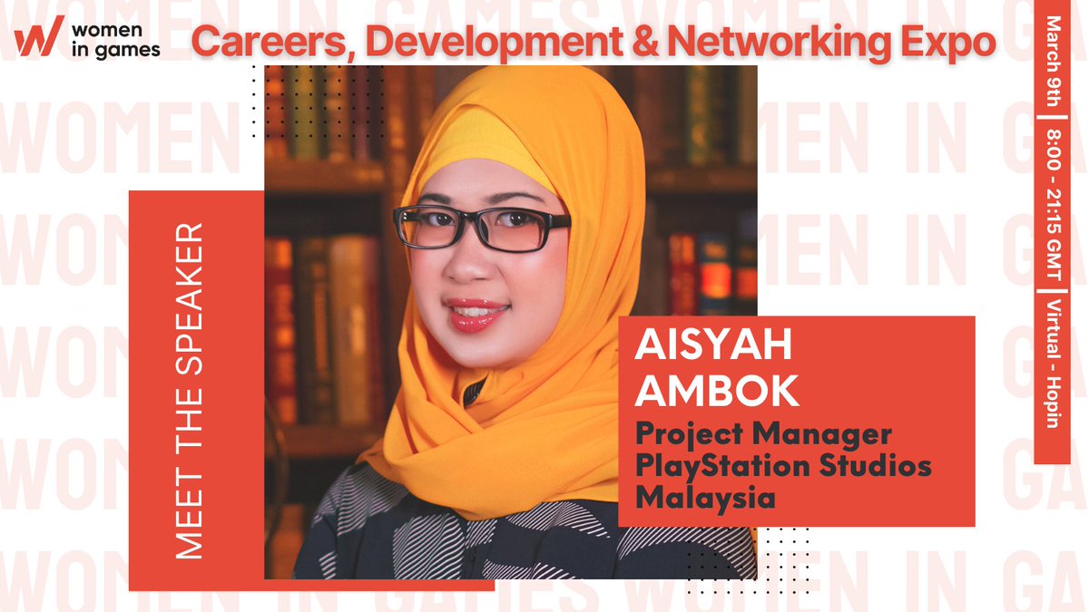 cappyfish's tweet photo. I will be hosting a virtual panel for Women in Games Asia at this year's @wigj Career and Networking Expo, happening on Thurs 9-Mar, 5.15pm - 5.45pm (GMT+8)! 😊We will talk on career progression and development from the perspective of working in the games industry within Asia. https://t.co/s62jd1rXts