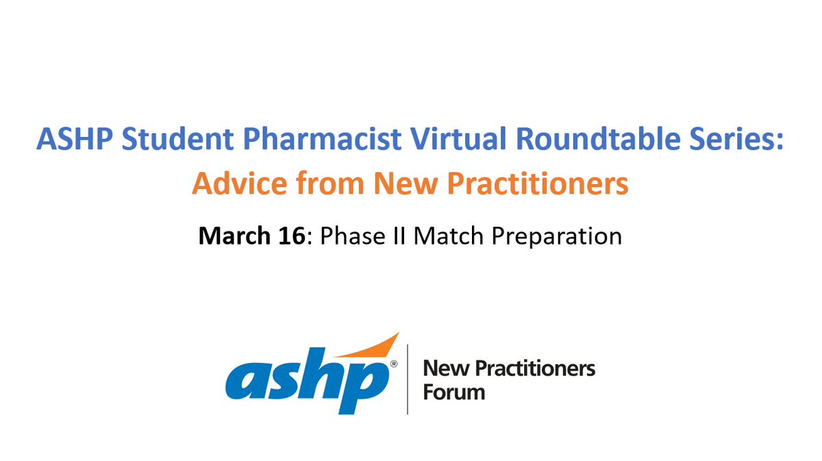 ASHP on Twitter "As Match Day approaches, ASHP is here to provide pre