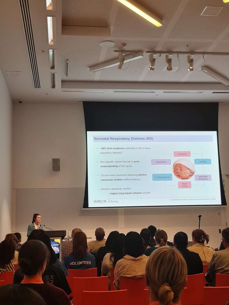 PSANZ_ECR's tweet photo. Superstar ECR @DaviesIndya presenting her work to a PACKED session for Neonatal 
Ventilation and Resuscitation😎 https://t.co/LqUmTp42hZ