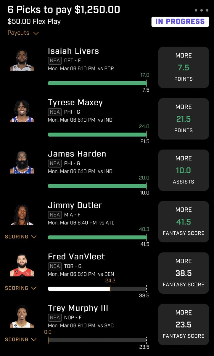 oRONTURNER's tweet photo. 🚨💸🤞Well, here we go folks!! If Fred even plays decent in the 2H, we are moving on to Trey Murphy😂 25x incoming!! Follow @oRONTURNER  and RETWEET!! $50VENMO GIVEAWAY with a W💸 Let’s LIGHT THE BEAM!!🔥🤞💸🚨#GamblingTwitter #prizepicks #prizepicksnba #nba #prayer https://t.co/Y5bs68oZSP