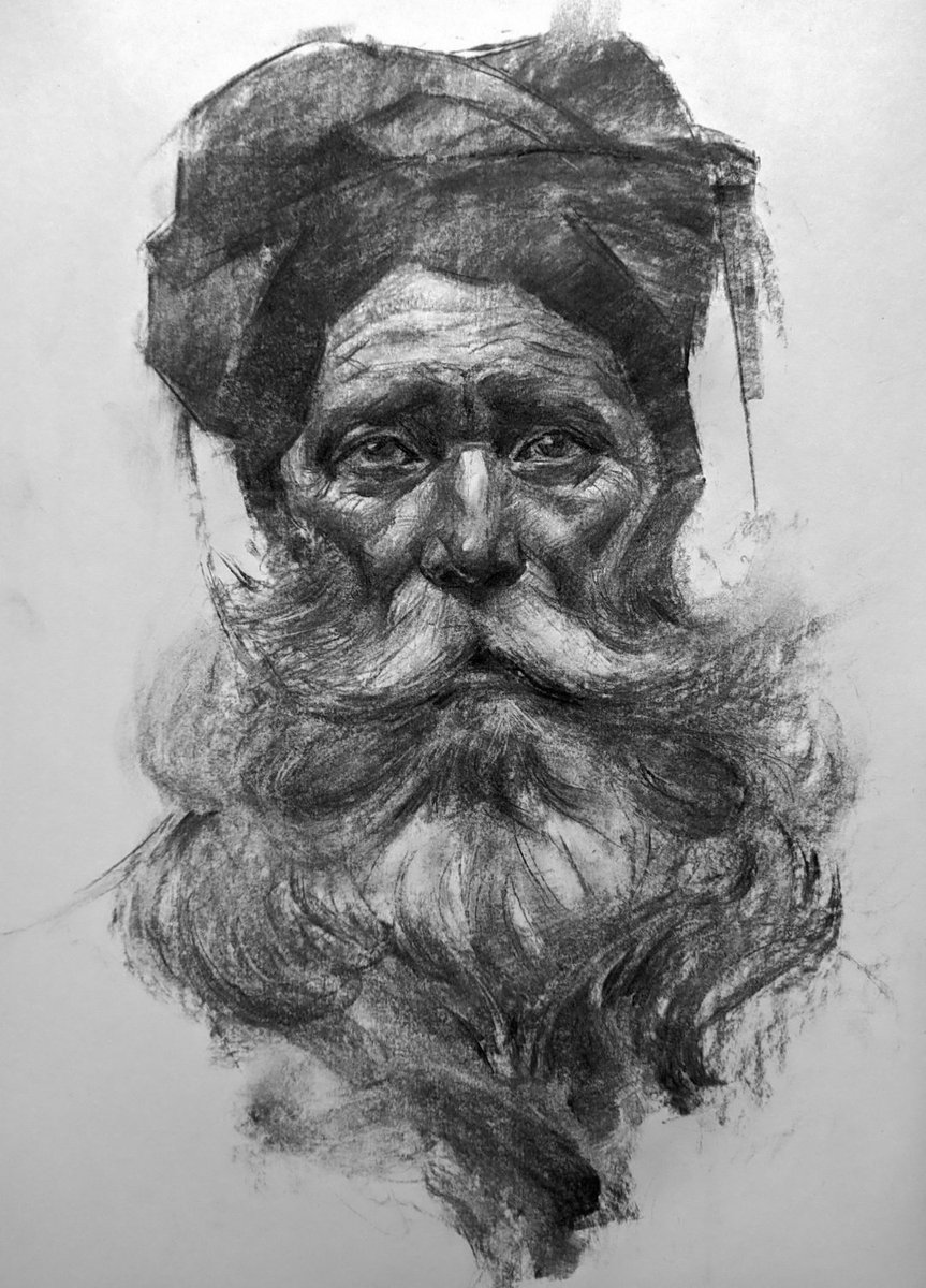 ataher33's tweet photo. Collected this beautiful charcoal work by @yugoslavxx from my art thread ✏️
Crazy work 💎
#ATcollects #Co11ect https://t.co/kOOL6FI57p