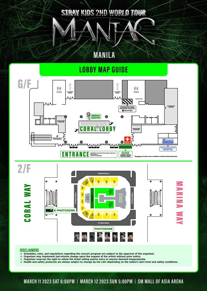 pulpliveworld's tweet photo. More guides up ahead for an #SKZinMNL2023 weekend that’s a smooth as the boys’ vocals and moves! 🌪 Read through each of them to find out where you ought to be headed and what you need to prep for the show! 💚 https://t.co/DKUBn6fEOW