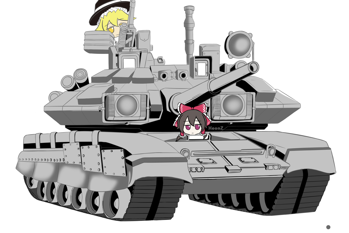 XeonZ16's tweet image. Reimu&Marisa Fumo #reimu #touhou #tank #chibi pixiv.net/artworks/10599…