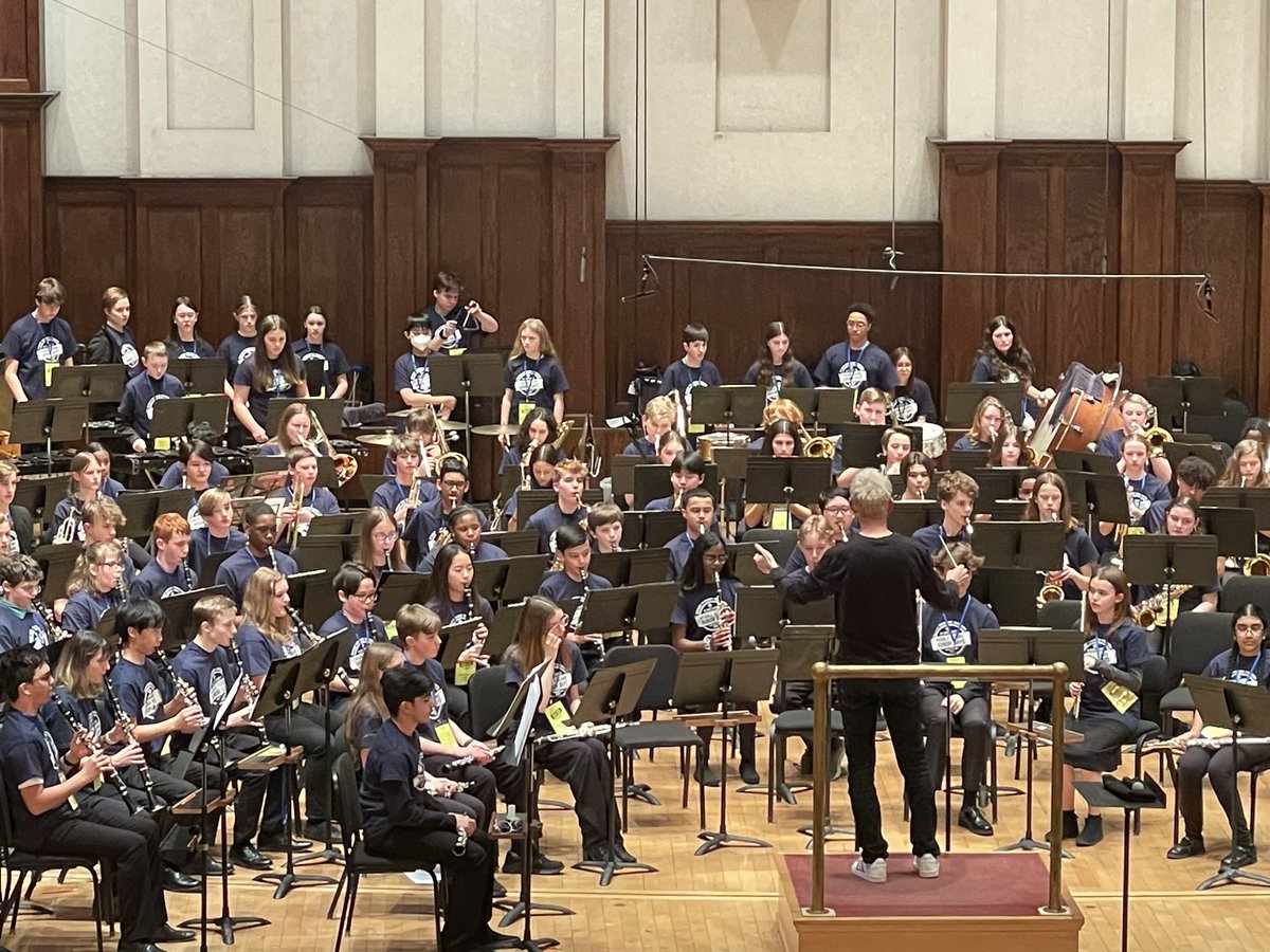 mskpeterson's tweet photo. Congratulations to all 16 of the BHMS students who participated in the #dsomshonorband today! The bands sounded wonderful!!! I’m so proud of your hard work today! @detroitsymphony @bhsfoundation @BHMSLancers @BHMSCounseling @bhschools @bhswatson https://t.co/hOBZrT46V9