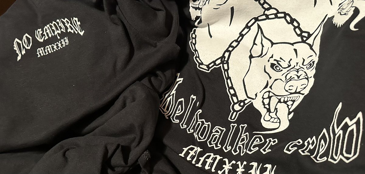 Gonna have a very limited number of one off shirts for the show tomorrow. 👀 👀 👀