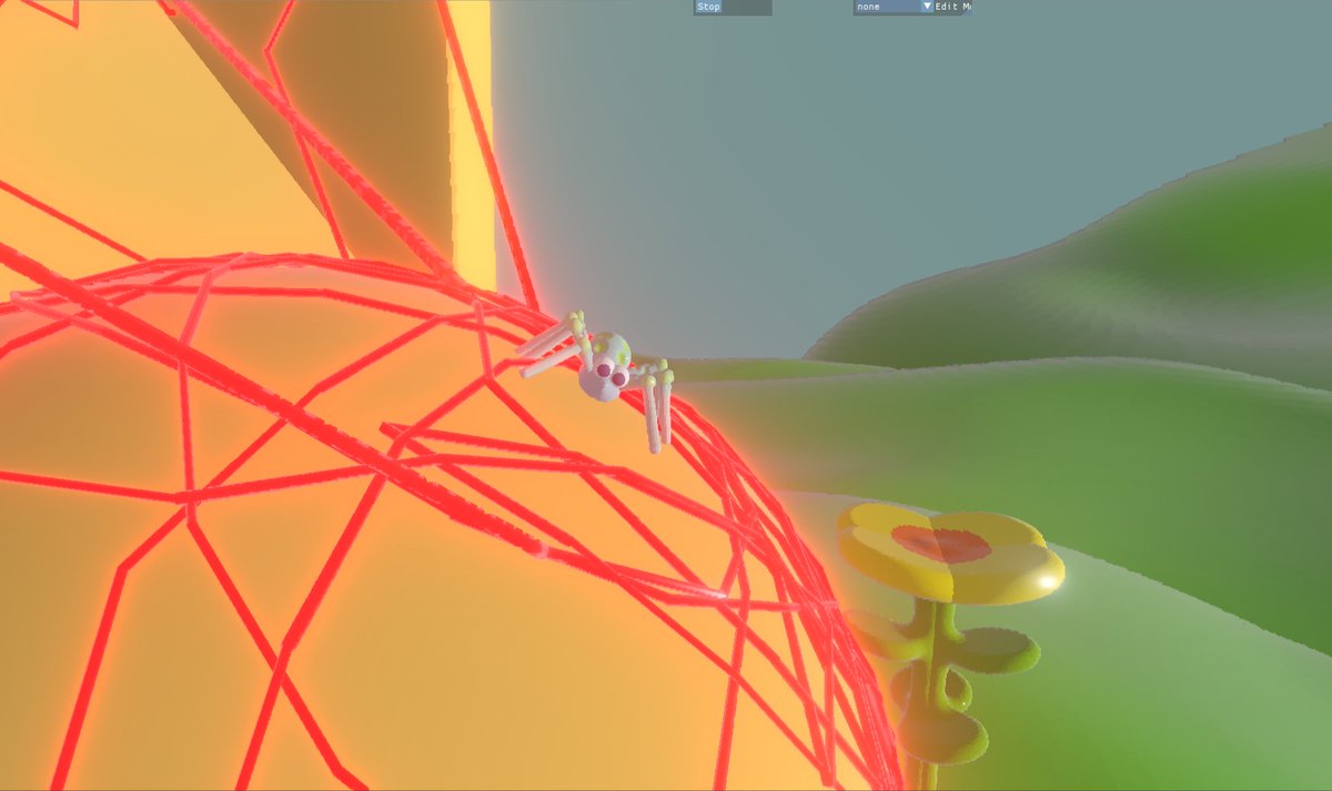 IckleInk's tweet image. Spinning webs #gamedev #IndieGameDev #gamedevelopement #game #gaming #voxel #voxelart