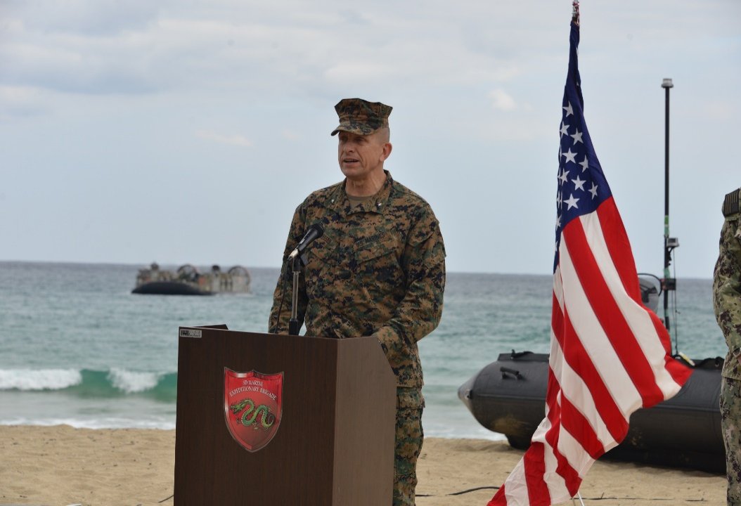 jgsdf_gcc_ardb's tweet photo. BilateralPressConference
During the iron Fist23 exercise ,both commanders held the bilateralpress conference.Conducting these challenging exercises,both countries can enhance bilateral operational capability,strengthen the power of deterrence,and enrich our response capabilities. https://t.co/JATylcviUd