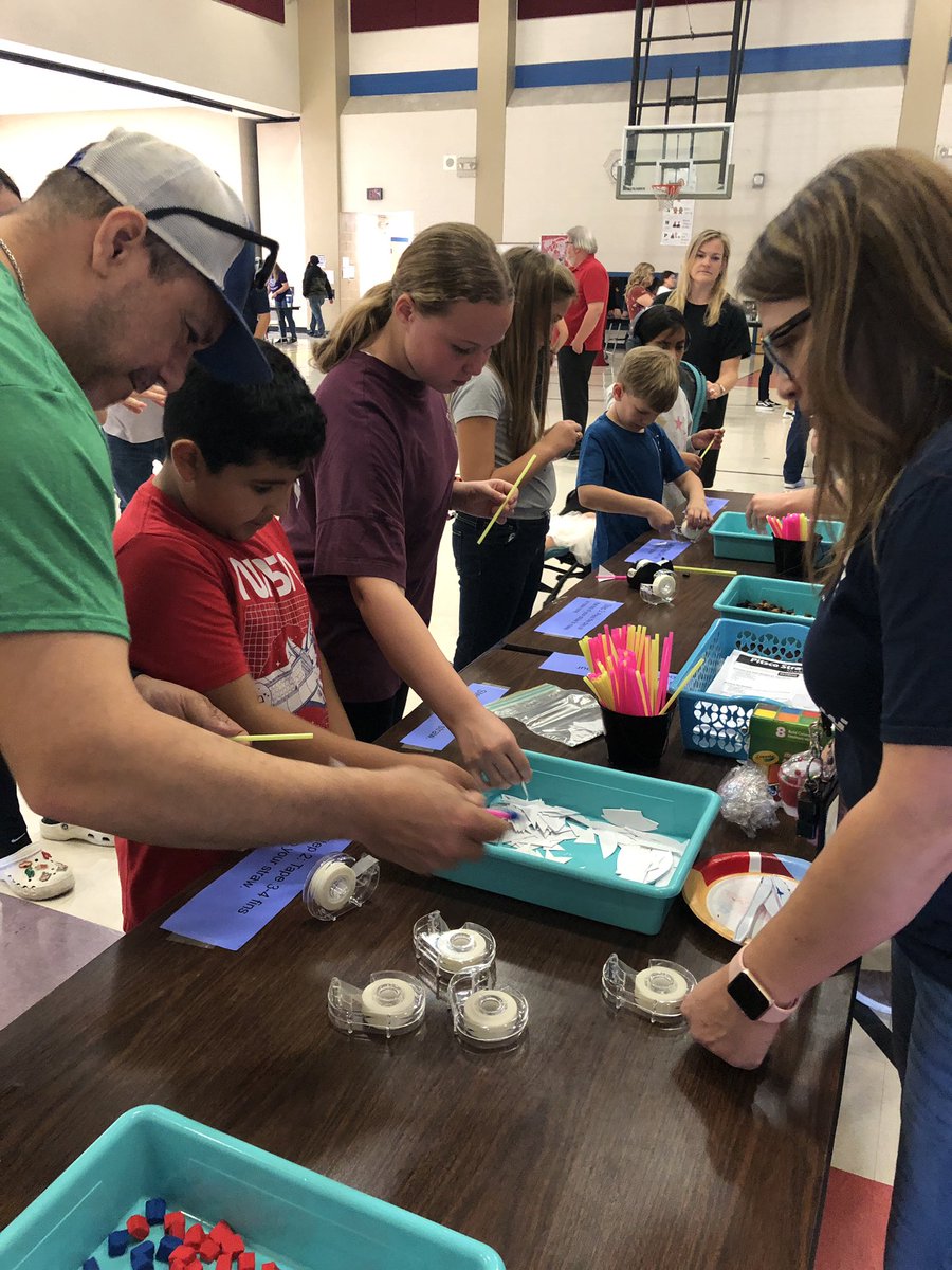STEMsational_SA's tweet photo. @NISDHoffmann STEAM Night last week was a huge success! Planetarium, straw rockets, shooting stars, Sphero space races and so much more! Thanks to @NISDJonesSTEM and @NISDZachryCyber for sharing your love of STEM with the students and families. @NISDSTEMLabs https://t.co/0wCNRxQdZ2