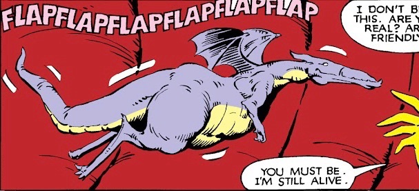 mutiemilestones's tweet photo. ⚠️Warning! Not a mutant ⚠️
Noted X-Men companion, Lockheed first appeared in Uncanny X-Men #166 in February 1983. Happy (belated) 40th, Lockheed!
Created by Chris Claremont &amp; Paul Smith https://t.co/0MiyF1hZzo