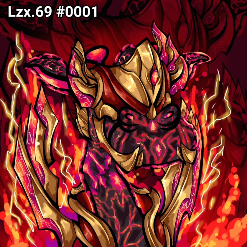 Lzx_3010's tweet photo. my entry for the art contest @tallstupidhorse  
I named it Hellhound
Hope you like it☺️
#TSHART https://t.co/VKyrsYaeo6