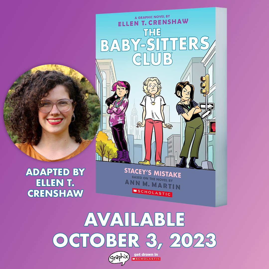 Cover reveal!!! The BSC visits Stacey in NYC! Tween drama! 10 baby-sitting charges! Museums! Theater! Bagels and lox! It’s got it all, baby! 😎😎😎 @rootliterary @mollyoneillbooks @graphixbooks @Scholastic @seaeileen @toastasaurus #BSC4Ever