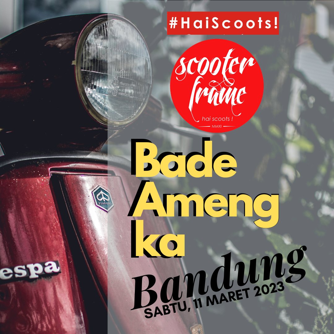 Scooter Frame tweet media