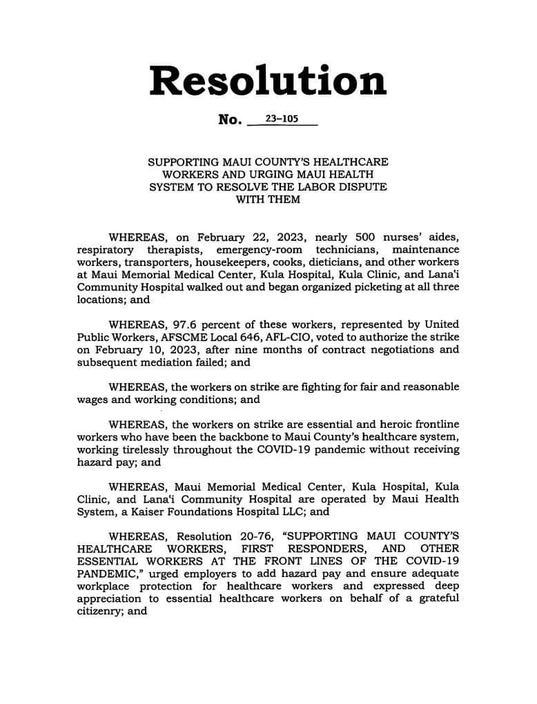 AxelBeers's tweet photo. Mayor has not yet weighed in... why not?
We're doing what we can to support and back our healthcare workers with Reso 23-105. Come by Friday and support, and give UPW a shout out for staying strong. https://t.co/jinQ69x3TV https://t.co/vRc1pxWtvf