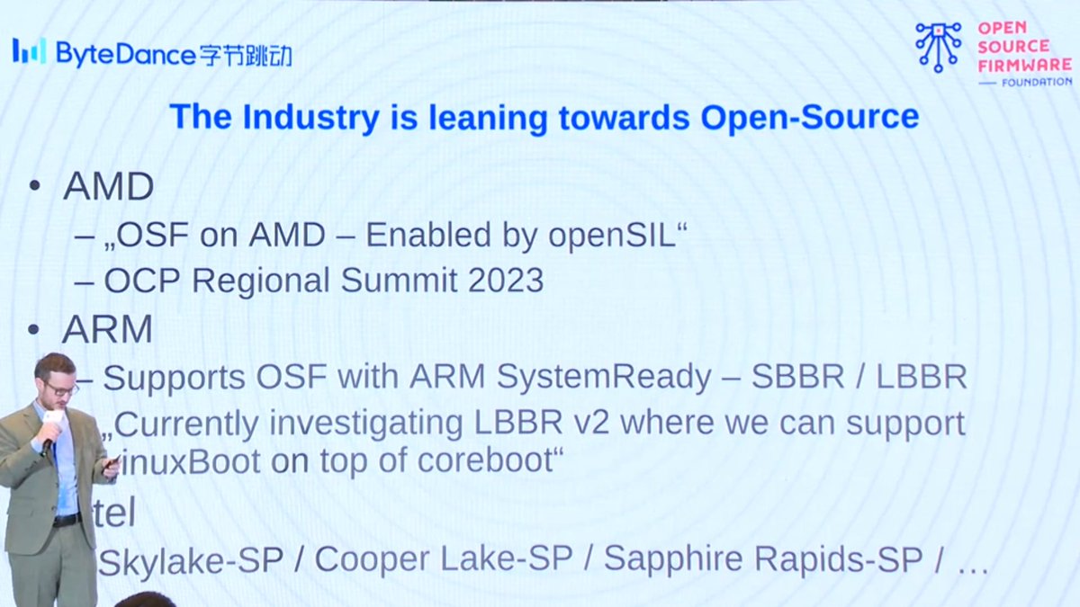 OrangeCMS's tweet image. Absolutely fabulous, well done!
And TIL that @Arm is evaluating the @coreboot_org + @LinuxBootOrg stack for LBBR v2. :-)