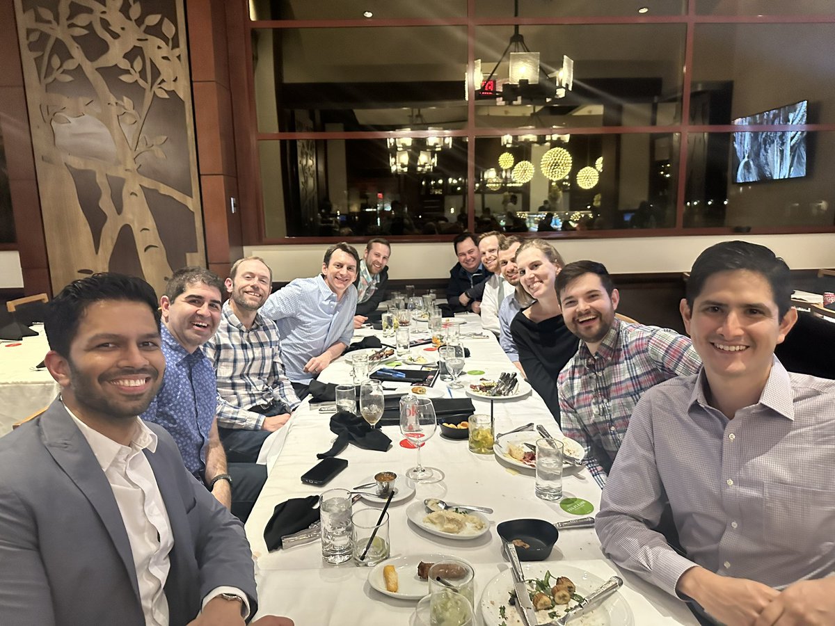 Venki Ramakrishnan, MD (@vrama721) on Twitter photo Great time at dinner! <a href="/UNCRadiology/">UNC Radiology</a>
<a href="/VIRTarHeels/">UNCVIR</a> <a href="/NikkiKeefe/">Nikki Keefe</a> <a href="/DavidMauroMD/">DavidMauroMD</a> <a href="/NimaKokabiMD/">Nima Kokabi MD</a> <a href="/linemonkeymd/">Line Monkey MD</a> <a href="/MaureenKohi/">Maureen Kohi</a> #SIR23PHX Great time at dinner! <a href="/UNCRadiology/">UNC Radiology</a>
<a href="/VIRTarHeels/">UNCVIR</a> <a href="/NikkiKeefe/">Nikki Keefe</a> <a href="/DavidMauroMD/">DavidMauroMD</a> <a href="/NimaKokabiMD/">Nima Kokabi MD</a> <a href="/linemonkeymd/">Line Monkey MD</a> <a href="/MaureenKohi/">Maureen Kohi</a> #SIR23PHX