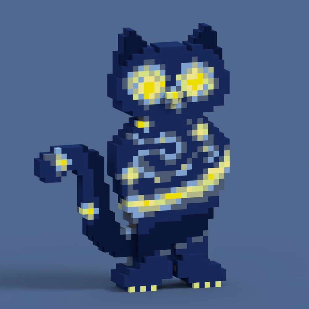 Mr.J || BAYC#9120 🍌 🇹🇭 (@bayc9120_mrj) on Twitter photo Who's in love with voxel art?
I am I am.
TeddyBits #036 by <a href="/TeddybitsC/">teddybits.care</a>
#027 - The Starry Cat by <a href="/NixelJixel/">NixelJixel</a>
#voxel Who's in love with voxel art?
I am I am.
TeddyBits #036 by <a href="/TeddybitsC/">teddybits.care</a>
#027 - The Starry Cat by <a href="/NixelJixel/">NixelJixel</a>
#voxel