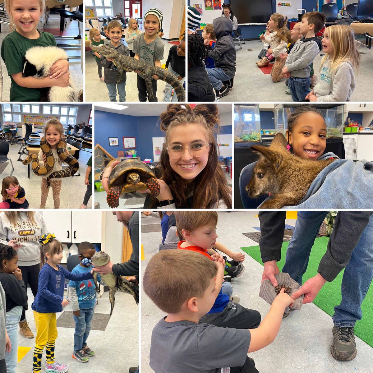 Thank you to Supe’s Exotic Jungle for introducing our @gretchkostars to so many amazing animals! This experience was exciting & interesting. The opportunity to hold so many animals had us all smiling! supesej.com @jentealteach #onlyWB