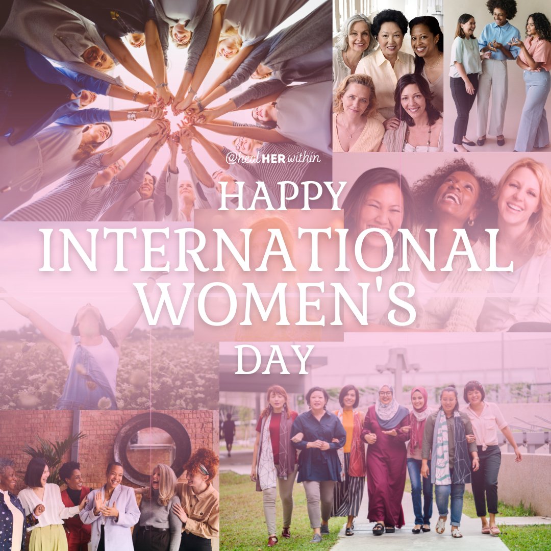 HealHERWithin's tweet photo. Happy International Women’s Day! 

#InternationalWomensDay2023 #InternationalWomensDay 
#WomensHistoryMonth2023 https://t.co/rZTKo3L6H0