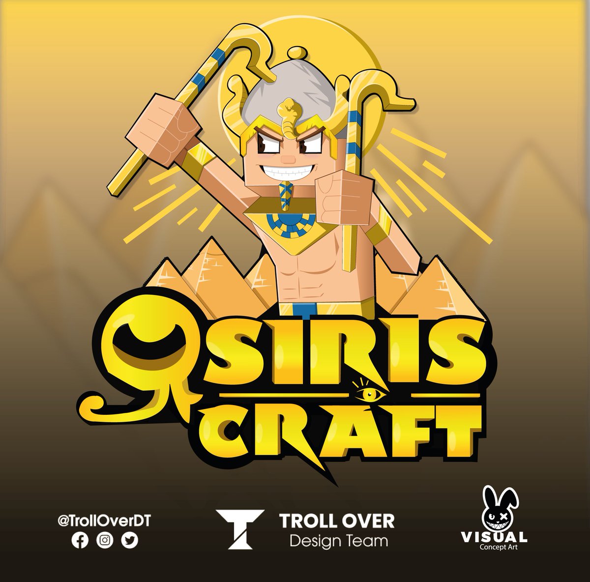 TrollOverDT's tweet image. OsirisCraft☀️
3D illustrated Mascot logo, representative for the Minecraft  OsirisCraft server☀️

📌REQUEST YOUR DESIGNS! discord.gg/taEtQGUNU3
🔹DESIGNER: @Andresw_j26

IMAGINATION IS NOT A LIMIT FOR US💫
#GraphicDesign #illustration #mascotlogo #Minecraft #branding