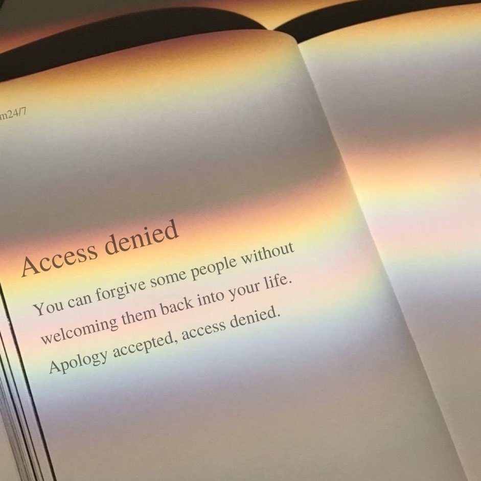 LeadersJunction's tweet photo. Apology accepted, access denied. https://t.co/7DaLI0BJPM