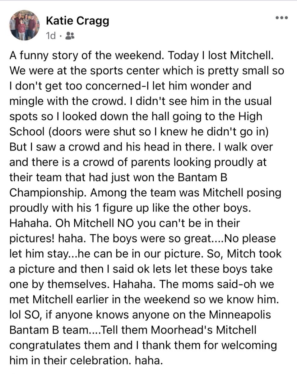 YouthHockeyHub's tweet photo. Mom’s fears became tears of joy! https://t.co/qSHqAUaaug