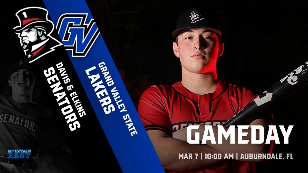 🚨GAMEDAY🚨

⏰: 10:00AM
🆚: <a href="/GVSUBaseball/">GVSU Baseball</a> 
🏟️: Lake Myrtle Sports Park Field 7
📺: web.gc.com/p/teams/DHylJc…

#DEfendthehills #SenatorNation #RollSens
