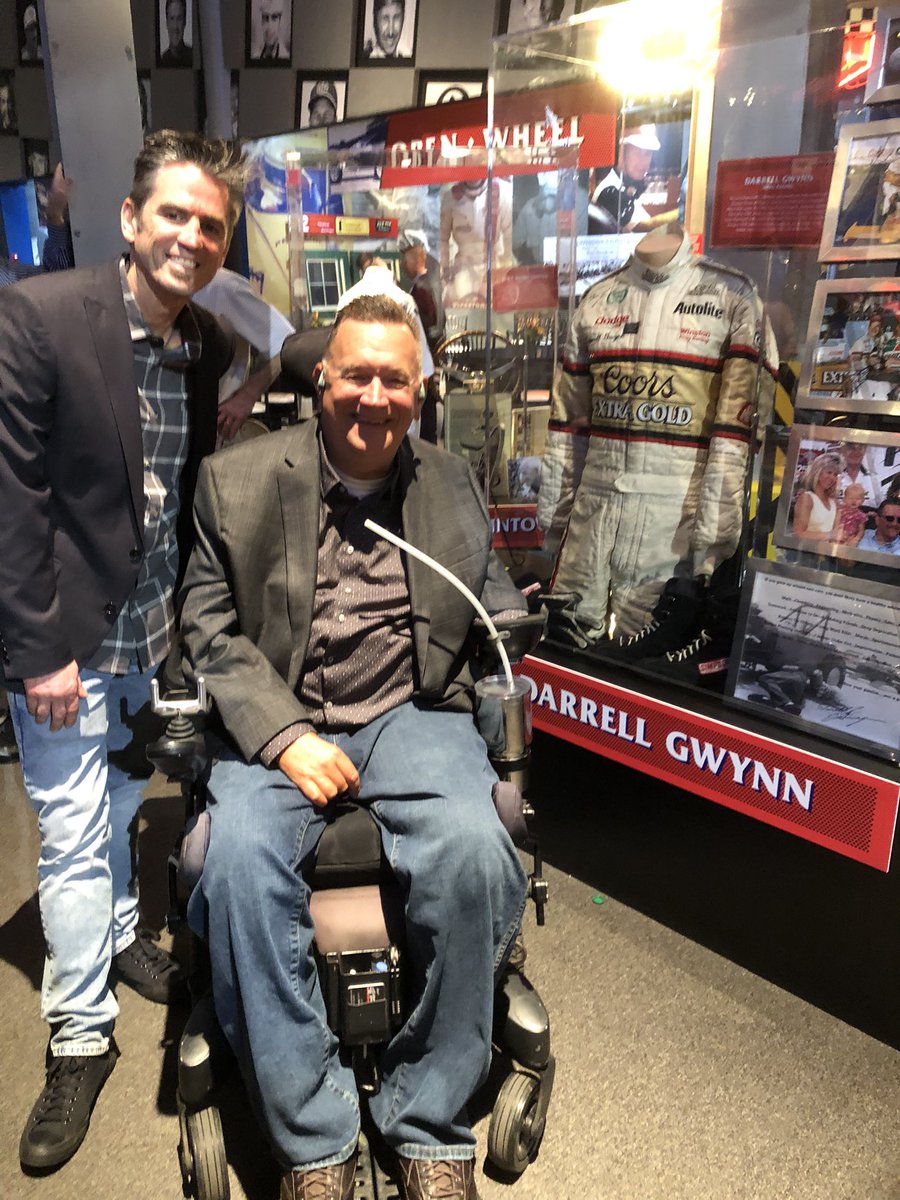 In Daytona this week to see <a href="/DarrellGwynn/">Darrell Gwynn</a> get inducted to  <a href="/MotorsportsHOF/">Motorsports Hall of Fame of America</a>. Tonight they unveiled his showcase. 

He’s the one guy I’d like to give ride  in two-seater. Hopefully we’ll get to do that someday. 

#halloffame #nitro #topfuel #dragster #dragracing #motorsports #nhra