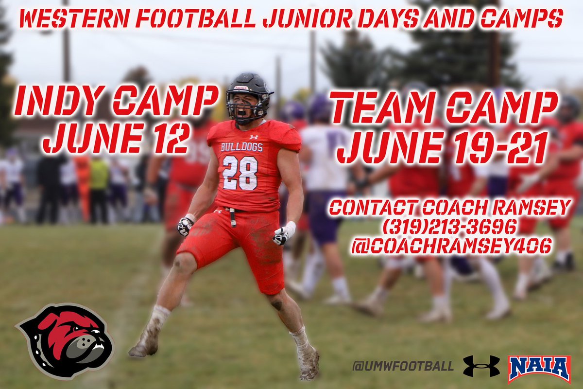 Thank you <a href="/Coach_Martello/">Riley Martello</a> and @CoachRamsey406 for the Junior Day invite and the camp invite!