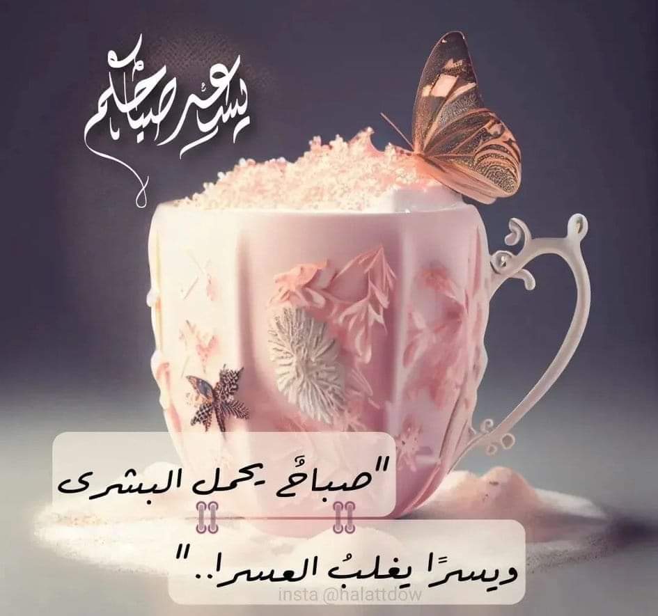 أجمل مافي الصباح 
حين تعلم أن هناك من ينتظرك 
ليبدأ بك صباحه ويهديك حروفاً من عبق 
صبـــــاح_الخيـــــــر
لي ولكم   ولمن نحب 
صباح ينبض بالحب لمن يناضلون لإحياء الشعور 
بباقة ورد  أو كلمات ود
أو رسالة 💌 تحمل دفئاً في صباح بارد 
صباح المشاعر الراقية .

#صباح_الخير_والسعاده