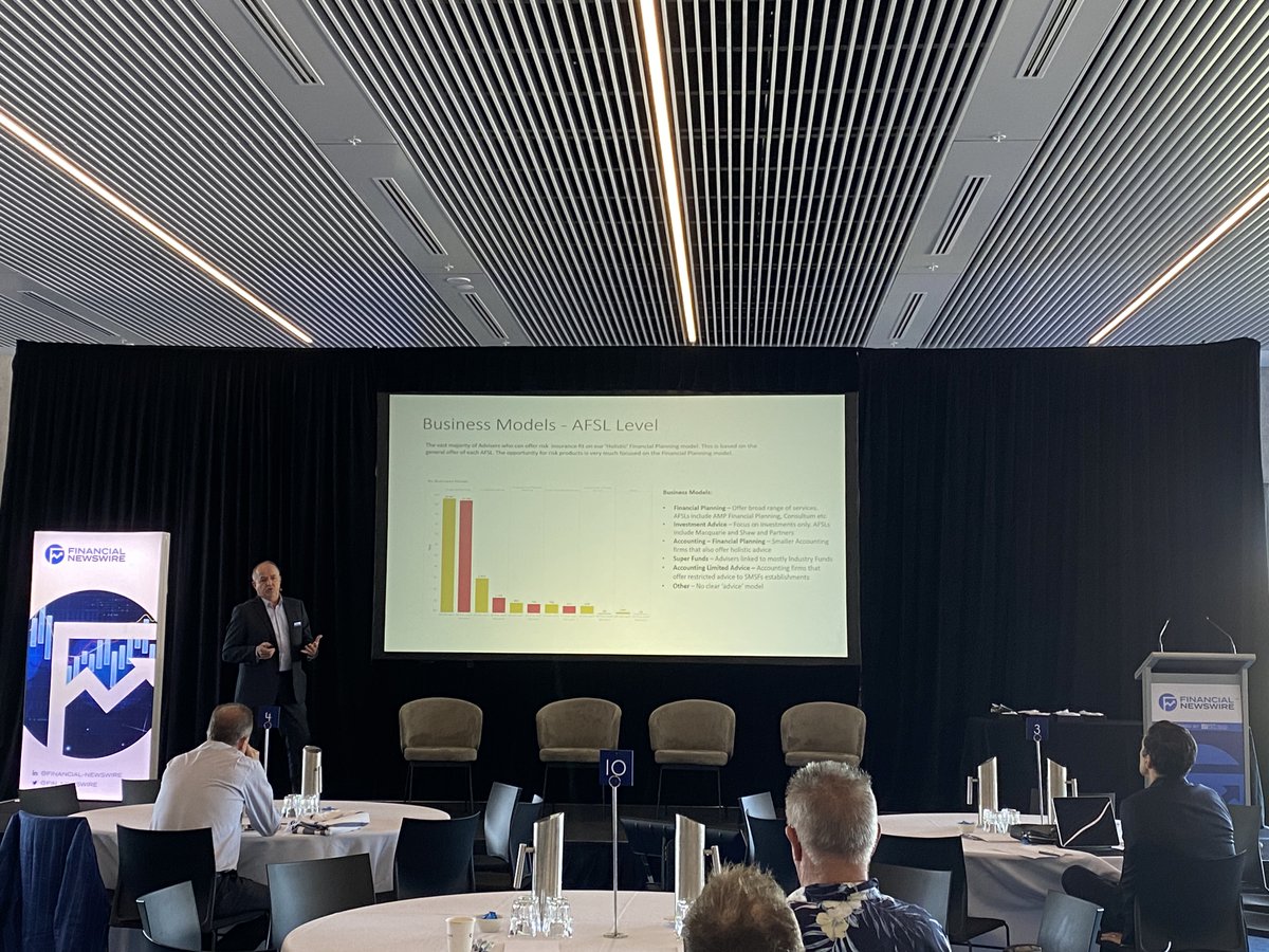 Our very own Colin Williams from Wealth Data is on stage at the #lifeinsurance #conference of the year talking the changes in life/risk adviser numbers seen in the last decade, and where the sector is heading next...

#LIC2023 #lifeinsuranceconference #financialnewswire