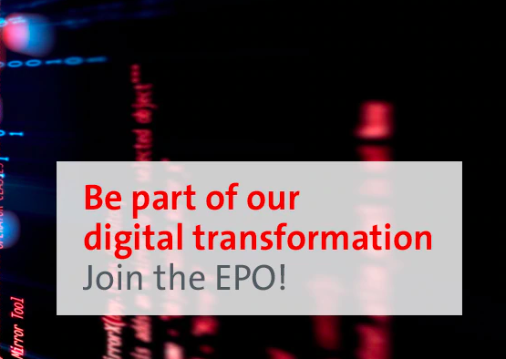 ContentSourceGL's tweet image. The European Patent Office (EPO) is looking to recruit highly creative individuals with a broad range of skills across the field of IT (Munich, Germany). See open positions: ex.cndarine.com/campaign/url/f…

#ITjobs #datasciencejobs #analysts #uiux #cloud #infosec #jobangebote #jobbörse