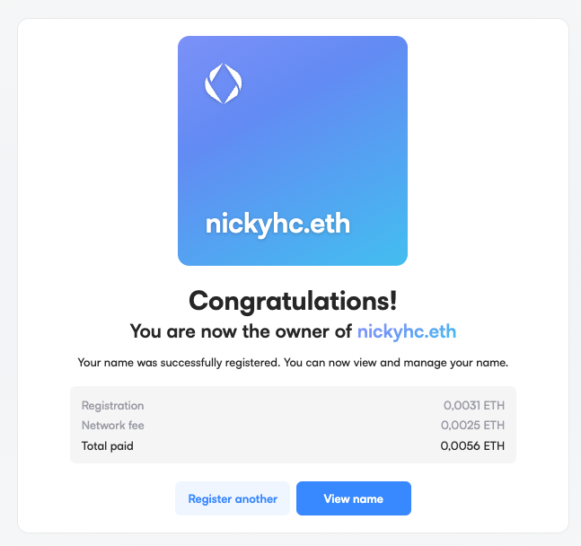 Hướng dẫn claim tên miền ENS trên mạng Ethereum Goerli hoàn toàn miễn phí

Phần thưởng: tổng là 10 $ETH cho mn tham gia

Hướng dẫn tham gia 👇