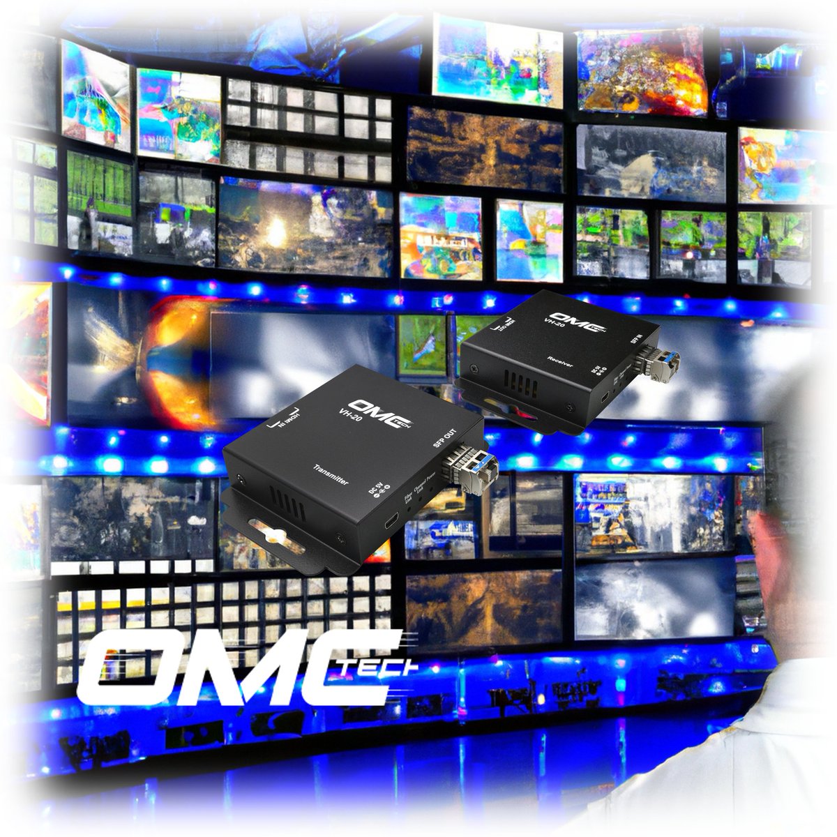 omctech's tweet image. OMC TECH VH-20 4K HDMI 2.0 Optical Extender boosts up your video/audio transmission distance up to 10km (6.25 miles) over single mode fiber optic cables in Ultra-HD 4K2K@60 format.