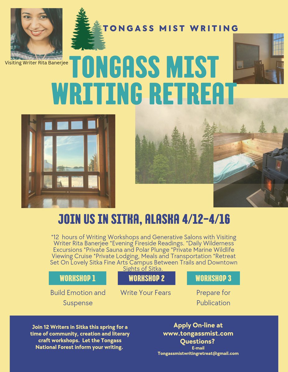 You should all go to this super coooooool writing retreat in Sitka 

Tongassmist.com