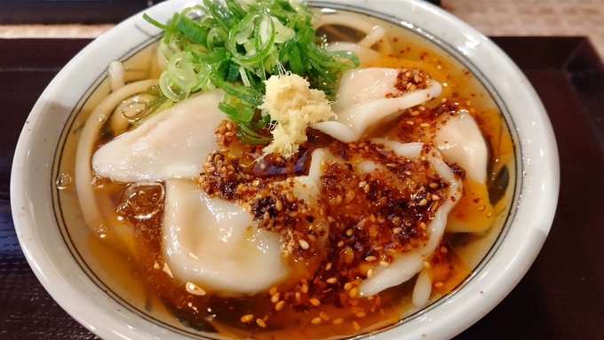 あんかけギョウザうどん 